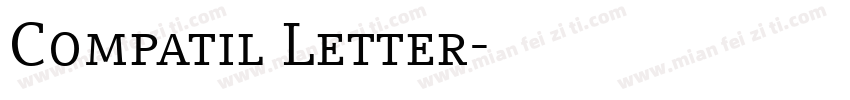 Compatil Letter字体转换